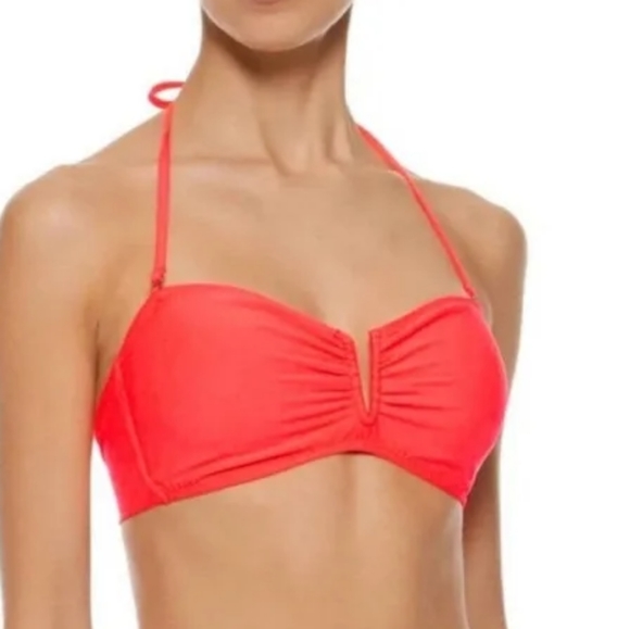 NEW Eberjey Amala Cactus Crush Bandeau Bikini Top Size Medium - Picture 2 of 8